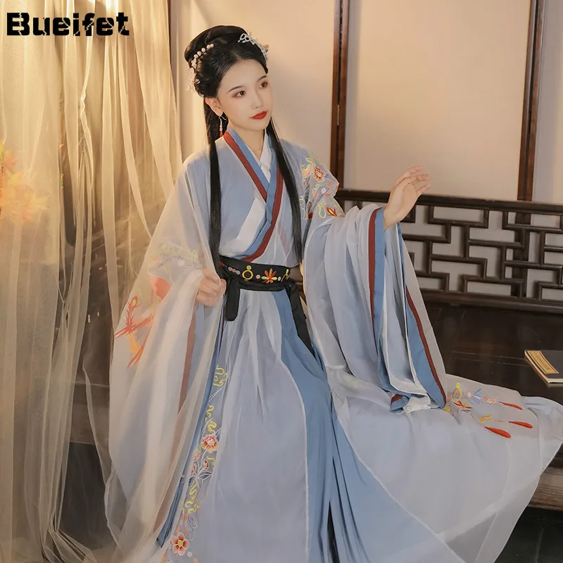 Traditional Hanfu Clothing Embroidered Tang Dynasty Princess Chinese Dress Elegant Fairy Costume Outfit for Lady Adult Cosplay
Traditional Hanfu Clothing Embroidered Tang Dynasty Princess Chinese Dress Elegant Fairy Costume Outfit for Lady Adult Cosplay
