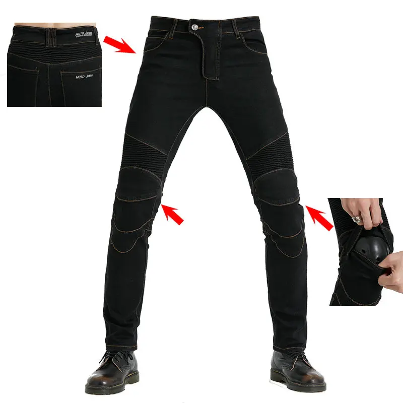 Motorcycle Men Pants Fall Proof Classic Casual Jeans Off-road Cycling Pants Dirt Bike
Motorcycle Men Pants Fall Proof Classic Casual Jeans Off-road Cycling Pants Dirt Bike