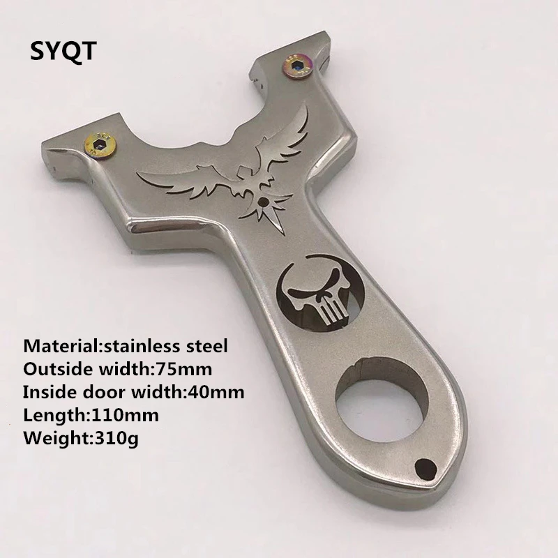 Kids Toys Competitive Shooting Slingshot Stainless Steel Hunting Slingshot with Flat Rubber Band Outdoor Catapult Slingshot
Kids Toys Competitive Shooting Slingshot Stainless Steel Hunting Slingshot with Flat Rubber Band Outdoor Catapult Slingshot