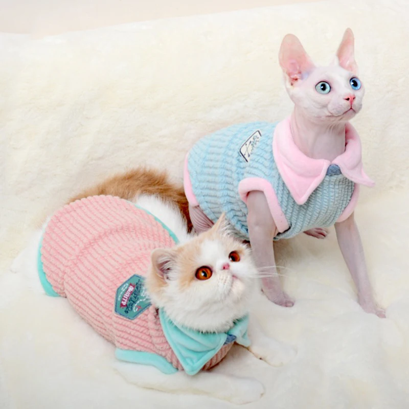 Pet Dog Cat Clothing Winter Autumn Warm Cats Sweater Jumper Sphynx Cat Hoodie Clothes Pullover Knitted Shirt Kitten Clothes
Pet Dog Cat Clothing Winter Autumn Warm Cats Sweater Jumper Sphynx Cat Hoodie Clothes Pullover Knitted Shirt Kitten Clothes