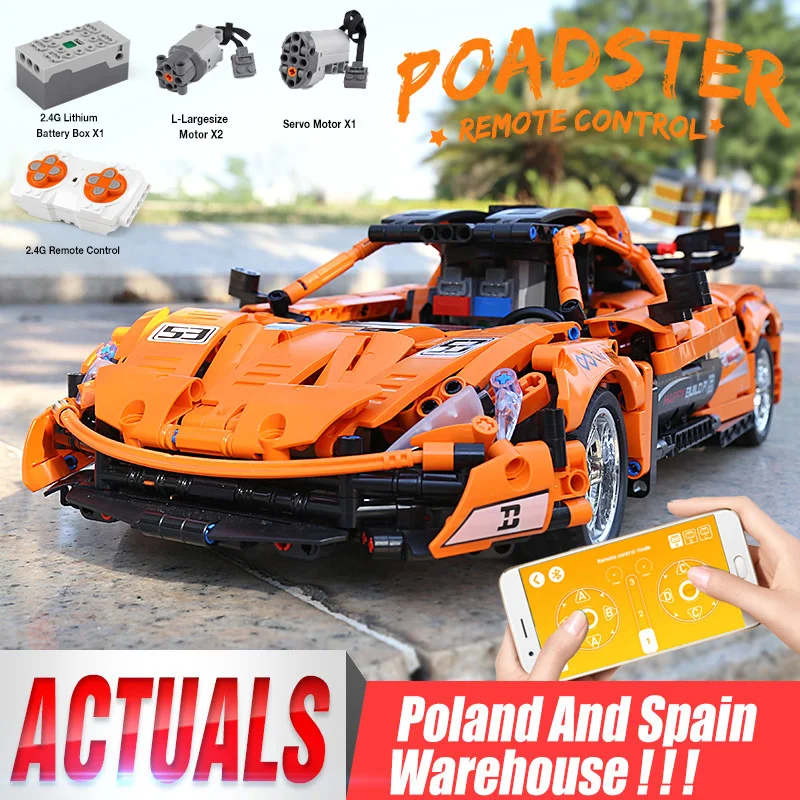 Yeshin 2020 APP RC High-Tech Car Compatible MOC-16915 McLaren P1 Motor Function Car Building Blocks Bricks Kids Christmas Toy
Yeshin 2020 APP RC High-Tech Car Compatible MOC-16915 McLaren P1 Motor Function Car Building Blocks Bricks Kids Christmas Toy
