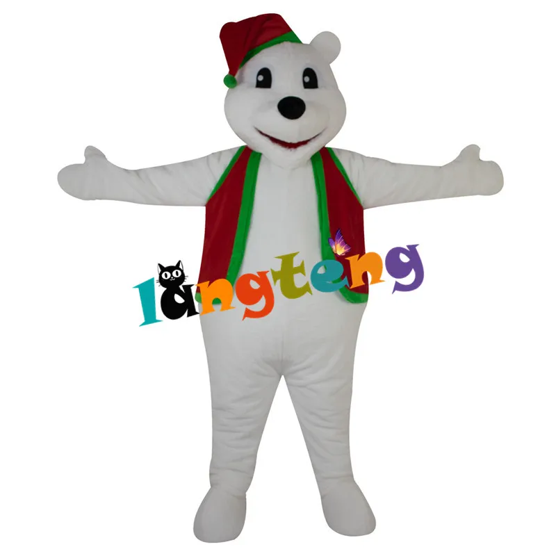 943 Christmas Polar Bear Mascot Costume Adult Cartoon Animal Character Design Cosplay
943 Christmas Polar Bear Mascot Costume Adult Cartoon Animal Character Design Cosplay