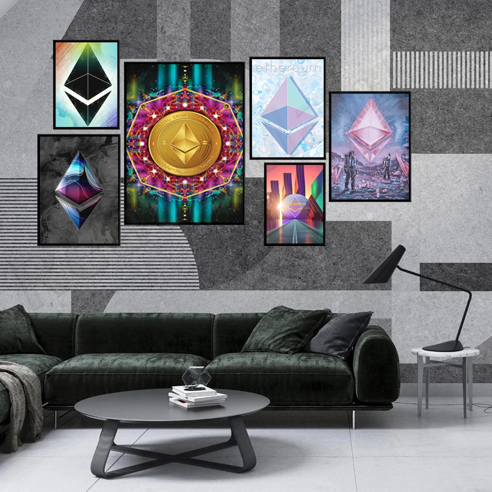 Ethereum Furturistic Cryptocurrency Coin, Canvas Fan Art ethereum hodl art print, ethereum gift
Ethereum Furturistic Cryptocurrency Coin, Canvas Fan Art ethereum hodl art print, ethereum gift