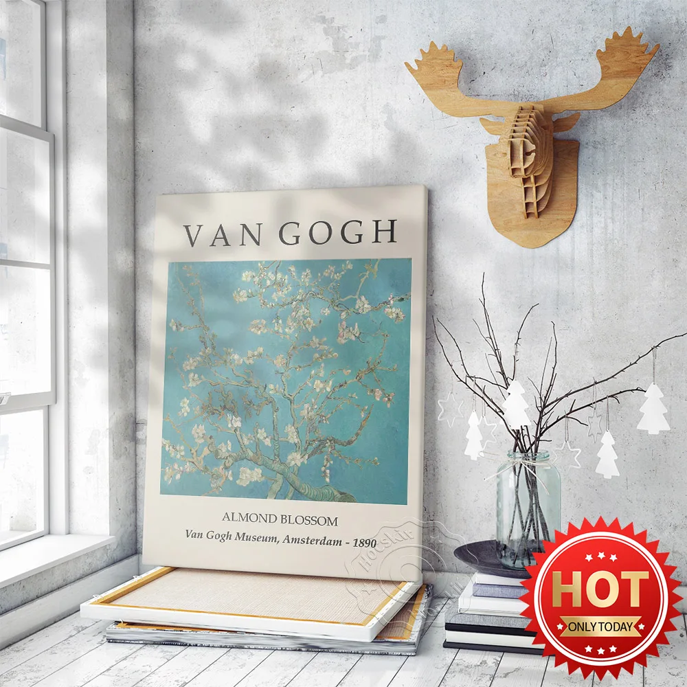 Amsterdam Van Gogh Museum Flower Collecting Poster, Gogh Almond Blossom Canvas Painting Prints, Gallery Retro Art Decor Mural
Amsterdam Van Gogh Museum Flower Collecting Poster, Gogh Almond Blossom Canvas Painting Prints, Gallery Retro Art Decor Mural