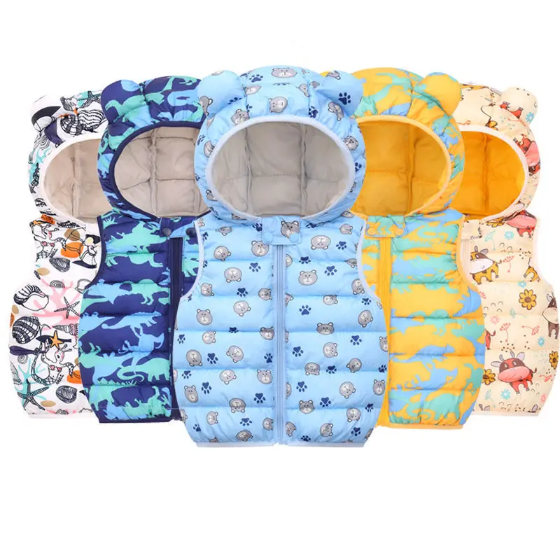 Winter Autumn Kids Vests Warm Waistcoats New Children Boys Girls Hooded Zipper Thin Vest Kids Sleeveless Down Jacket Coats Vests
Winter Autumn Kids Vests Warm Waistcoats New Children Boys Girls Hooded Zipper Thin Vest Kids Sleeveless Down Jacket Coats Vests