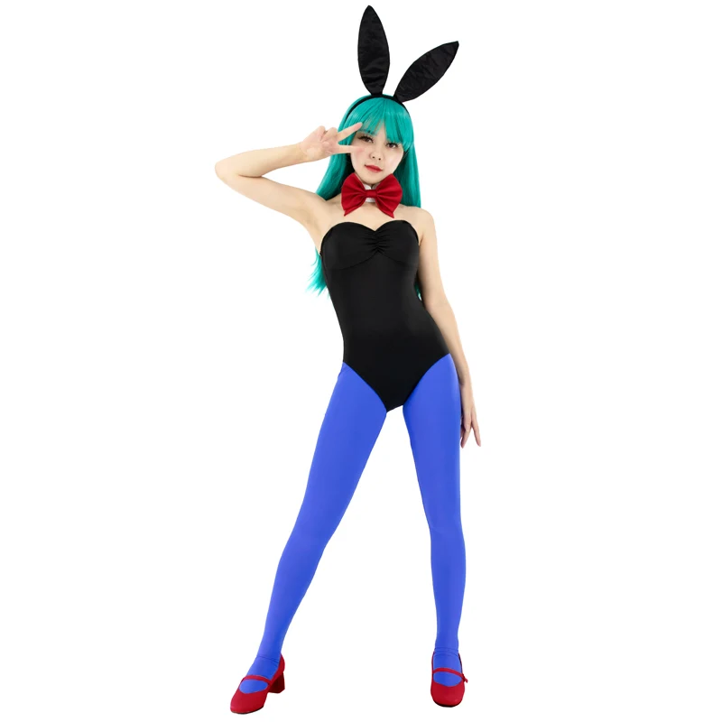 Костюм для косплея аниме Bulma Bunny Girl, боди, комплект униформы, Женский костюм на Хэллоуин, карнавал вечерние, сексуальный костюм
Костюм для косплея аниме Bulma Bunny Girl, боди, комплект униформы, Женский костюм на Хэллоуин, карнавал вечерние, сексуальный костюм