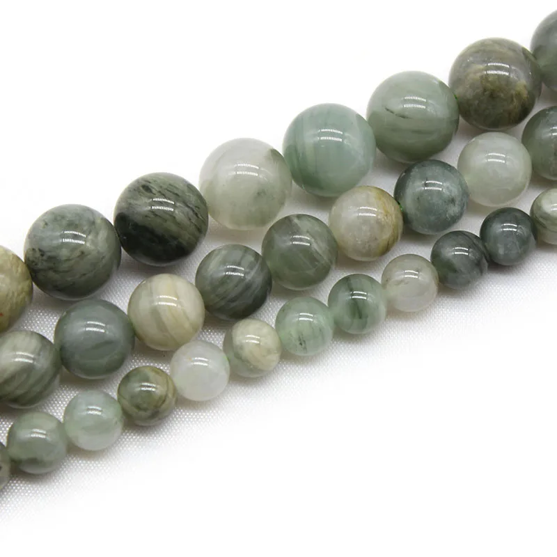 Natural Green Hair Stone Beads Round Spacer Loose Beads For Jewelry Making DIY Bracelets Charm Necklace 15"Strand 4/6/8/10/12mm
Natural Green Hair Stone Beads Round Spacer Loose Beads For Jewelry Making DIY Bracelets Charm Necklace 15"Strand 4/6/8/10/12mm