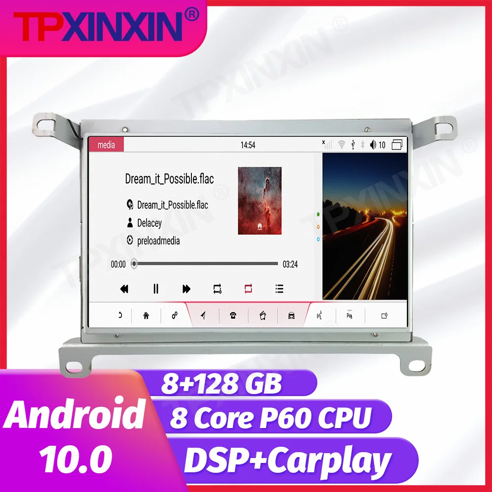 Автомагнитола 2DIN, 8 + 128 ГБ, Android 10, для Range Rover Jaguar XF 2012-2016, мультимедийный видеоплеер, навигация, стерео, GPS, без DVD
Автомагнитола 2DIN, 8 + 128 ГБ, Android 10, для Range Rover Jaguar XF 2012-2016, мультимедийный видеоплеер, навигация, стерео, GPS, без DVD