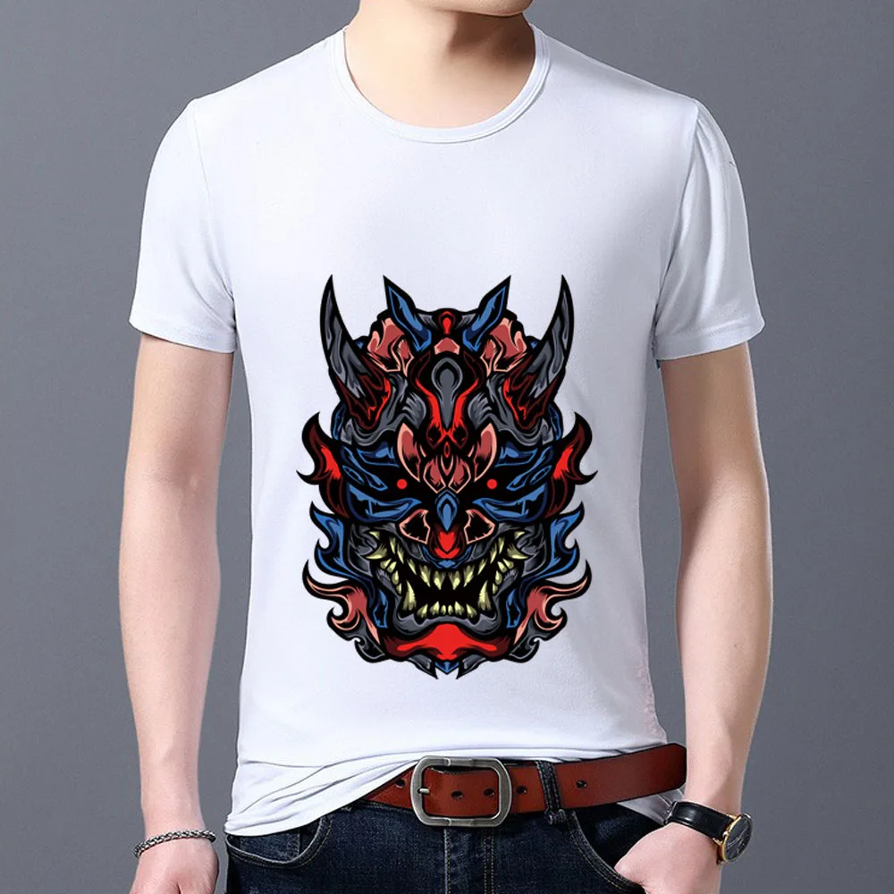 Summer Trend Men's Classic T-shirt Gothic Commuter O-neck Printed Shirt Monster Pattern Personality Men's Short-sleeved Shirt
Summer Trend Men's Classic T-shirt Gothic Commuter O-neck Printed Shirt Monster Pattern Personality Men's Short-sleeved Shirt