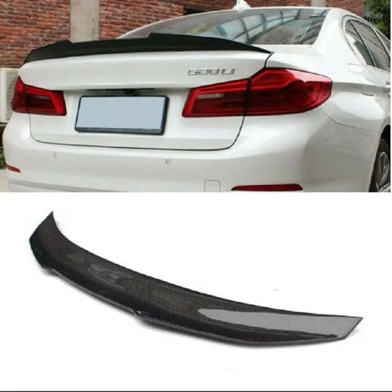 Carbon Fiber Rear Trunk Spoiler Wing Lip Fit for BMW 5 Series G30 520i 530i 540i
Carbon Fiber Rear Trunk Spoiler Wing Lip Fit for BMW 5 Series G30 520i 530i 540i