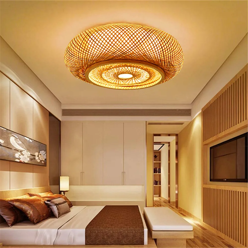 Warm Bamboo Ceiling Light Hanging Ceiling Cover Lamps For Living Room Dining Room for Home Lighting Deco
Warm Bamboo Ceiling Light Hanging Ceiling Cover Lamps For Living Room Dining Room for Home Lighting Deco