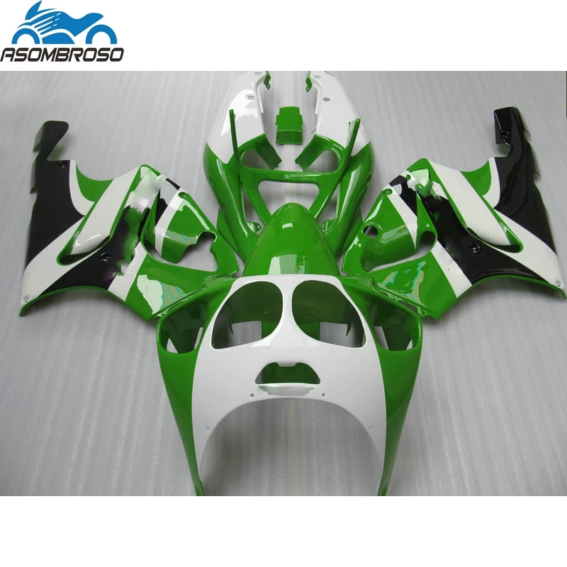 High Quality Bodyworks for Kawasaki Ninja ZX7R fairing kit 1996-2003 green white fairing set zx7r 96 97 98 99 00 01 02 03 JP41
High Quality Bodyworks for Kawasaki Ninja ZX7R fairing kit 1996-2003 green white fairing set zx7r 96 97 98 99 00 01 02 03 JP41