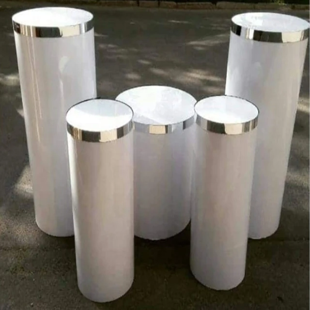 5pcs/set)metal round Table Dessert Table Popular White Round Column Cake pillar stand Metal Acrylic Cake Stand Plinth yudao607
5pcs/set)metal round Table Dessert Table Popular White Round Column Cake pillar stand Metal Acrylic Cake Stand Plinth yudao607