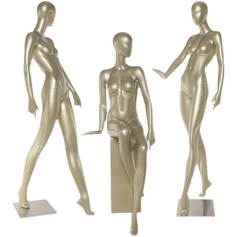 Mannequin Women's whole Body High-grade Champagne Golden Anti Authenticity Model For Display
Mannequin Women's whole Body High-grade Champagne Golden Anti Authenticity Model For Display