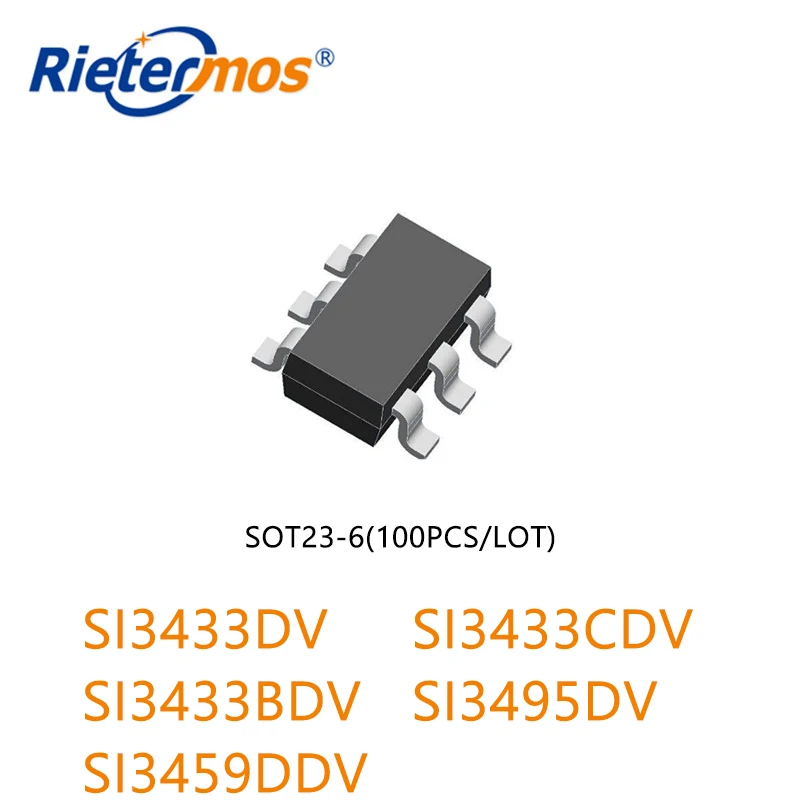 100PCS SI3433DV SI3433CDV SI3433BDV SI3433 SI3495 SI3495DV SI3495DDV SOT23-6 TSOP-6 PMOS -20V
100PCS SI3433DV SI3433CDV SI3433BDV SI3433 SI3495 SI3495DV SI3495DDV SOT23-6 TSOP-6 PMOS -20V