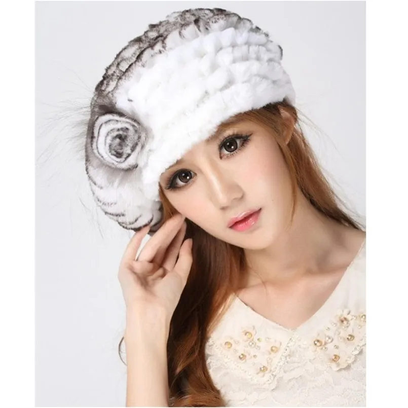 Real Natural Rex Rabbit Fur Hat Ladies Fashon Excellent Women Winter High Qulity Beret Cap H20
Real Natural Rex Rabbit Fur Hat Ladies Fashon Excellent Women Winter High Qulity Beret Cap H20