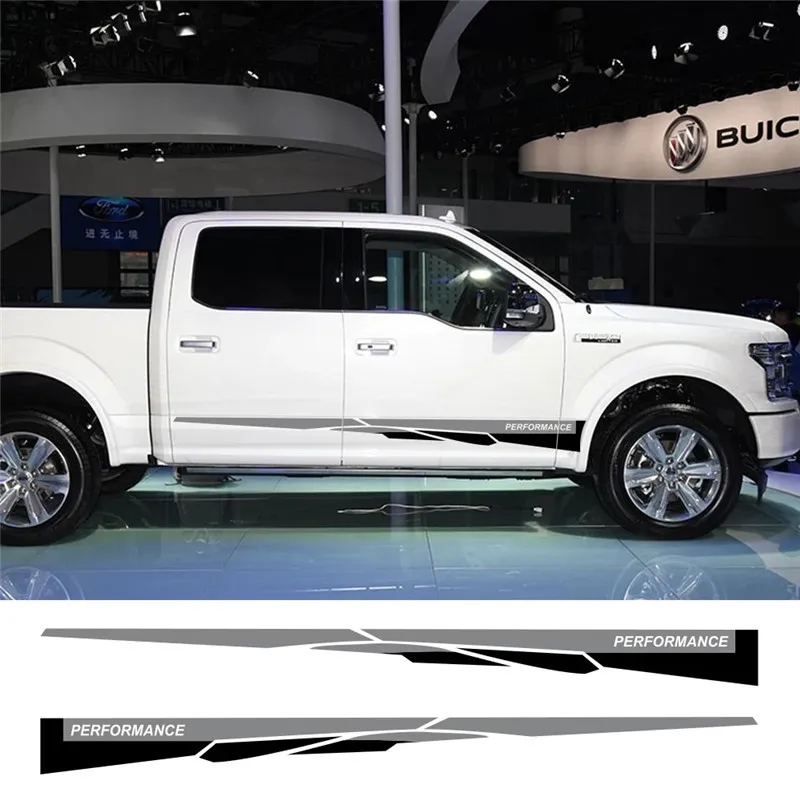 2 Pcs Racing Sport Car Door Side Stripes Skirt Sticker Vinyl Body Decal For Ford F150 Raptor Ranger T6 T7 Wildtrak Accessories
2 Pcs Racing Sport Car Door Side Stripes Skirt Sticker Vinyl Body Decal For Ford F150 Raptor Ranger T6 T7 Wildtrak Accessories