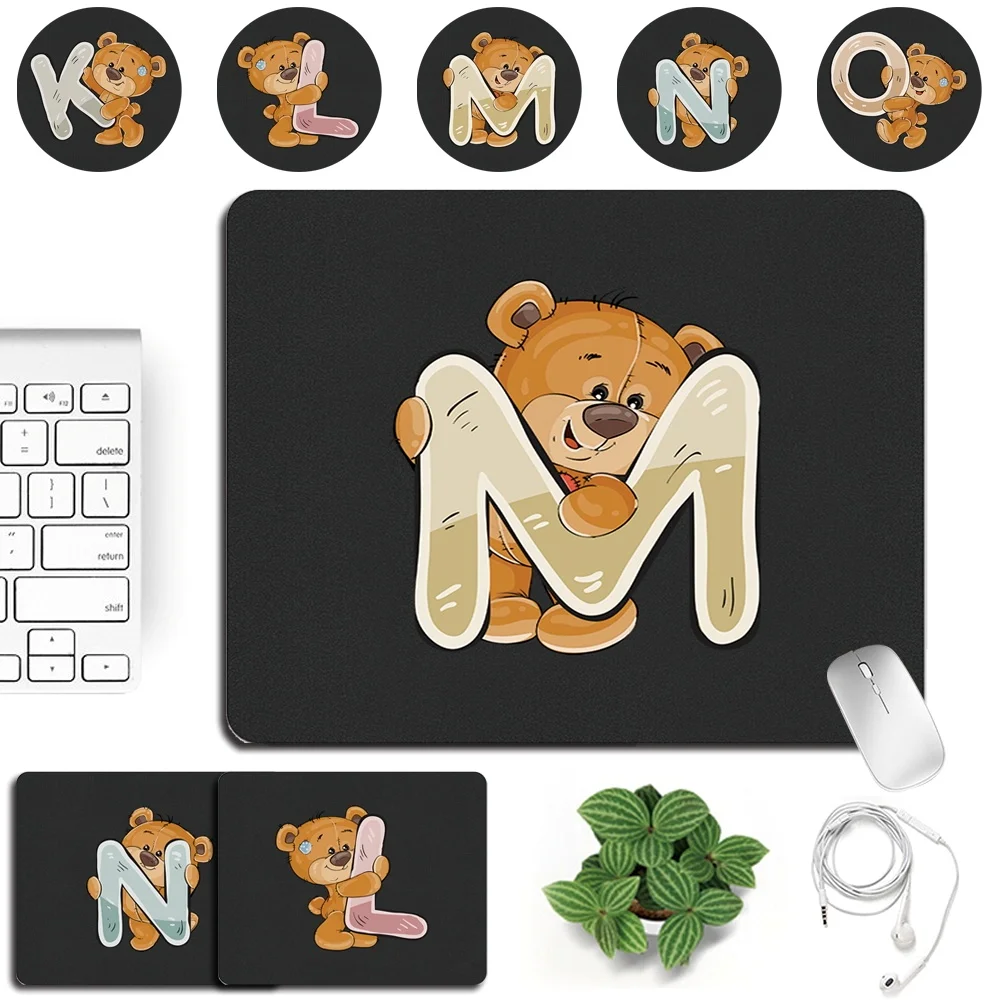 Portable Mouse Pad 25x21cm PU Leather Waterproof Smooth Mouse Mats Bear and 26 Letters Pattern Print Series Gaming Accessories
Portable Mouse Pad 25x21cm PU Leather Waterproof Smooth Mouse Mats Bear and 26 Letters Pattern Print Series Gaming Accessories