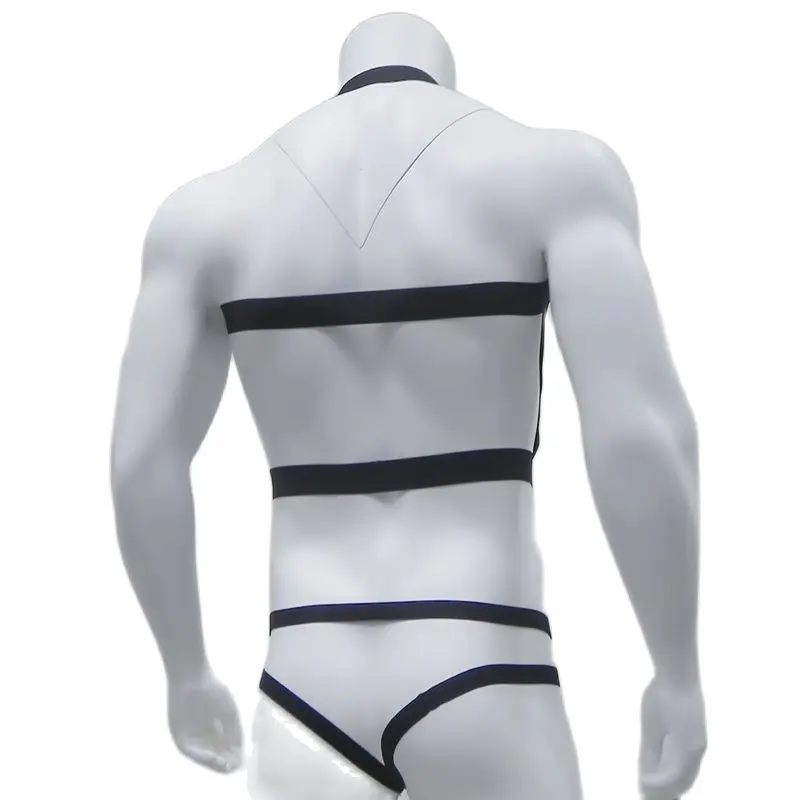 CLEVER-MENMODE Mens Lingerie Chest Harness Bondage Thongs Jockstrap Sets Backless Elastic Straps Erotic Sexy Halter Neck Costume
CLEVER-MENMODE Mens Lingerie Chest Harness Bondage Thongs Jockstrap Sets Backless Elastic Straps Erotic Sexy Halter Neck Costume