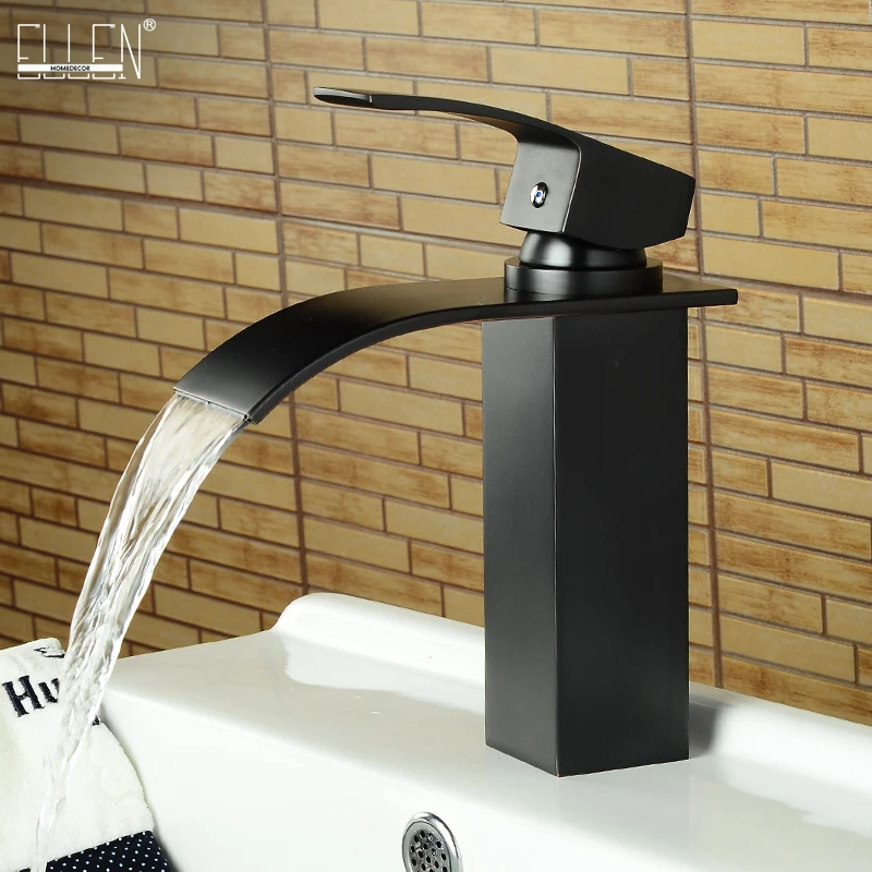 Square Bathroom Faucet Antique Bronze Deck Mounted Waterfall Hot Cold Water Crane Single Hole Single Handle Faucets ELF503B
Square Bathroom Faucet Antique Bronze Deck Mounted Waterfall Hot Cold Water Crane Single Hole Single Handle Faucets ELF503B