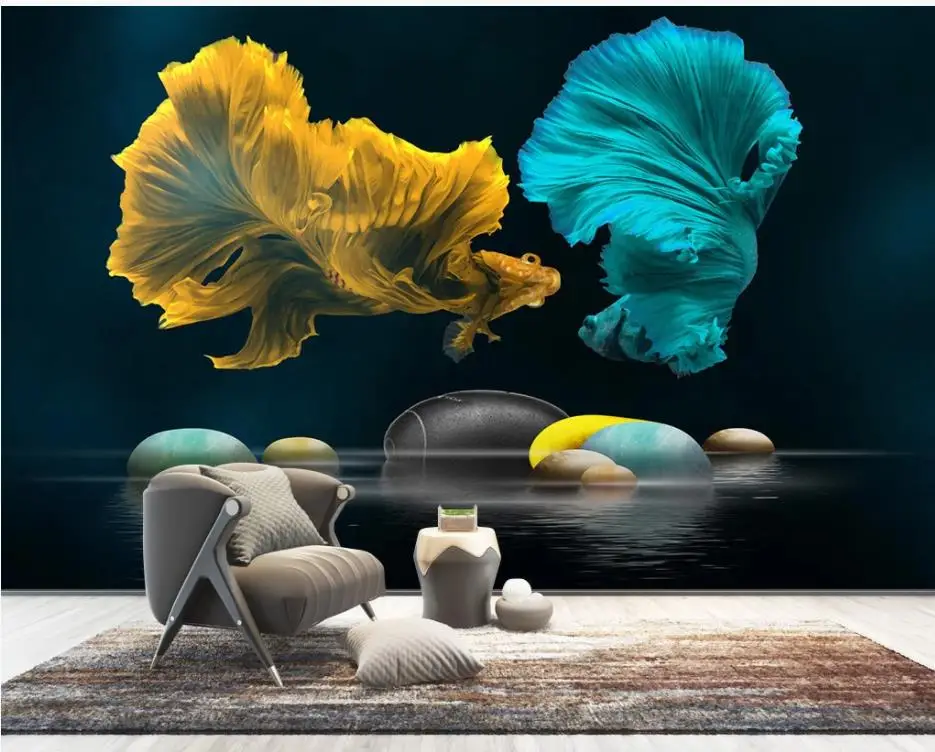 photo wall murals wallpaper Modern fashion creative 3D three-dimensional guppy pebbles background wall
photo wall murals wallpaper Modern fashion creative 3D three-dimensional guppy pebbles background wall