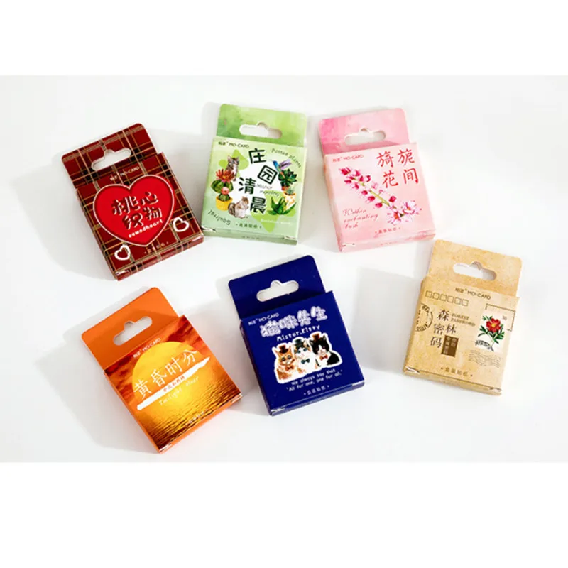 Mengtai 46pcs Cute Boxed stickers Decorative Scrapbooking Label Diary Stationery Album dusk Cat Stamp Sticker Journal Planner
Mengtai 46pcs Cute Boxed stickers Decorative Scrapbooking Label Diary Stationery Album dusk Cat Stamp Sticker Journal Planner