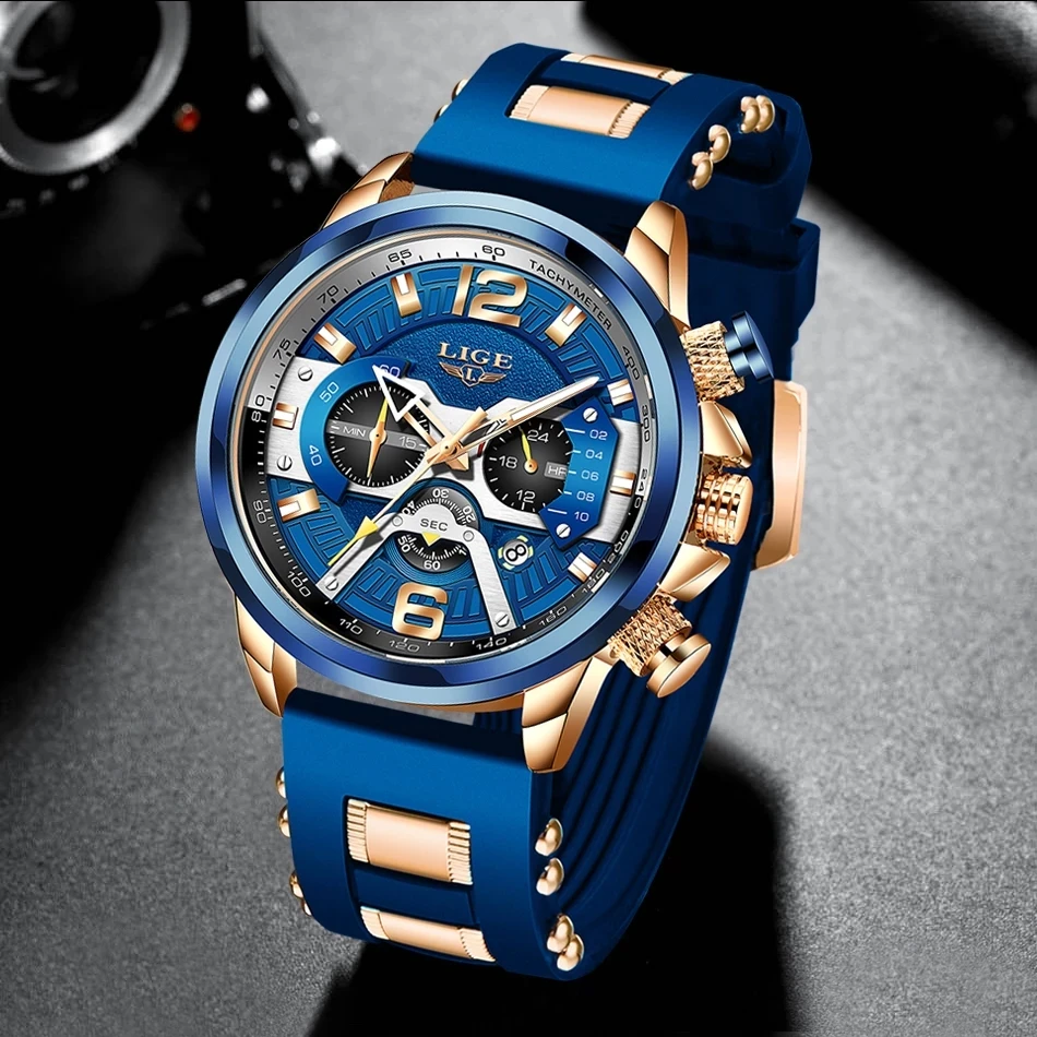 LIGE 2023 Fashion Mens Watches Waterproof Top Brand Luxury Calendar Male Watch men Silicagel Sport Military Wristwatch Dropship
LIGE 2023 Fashion Mens Watches Waterproof Top Brand Luxury Calendar Male Watch men Silicagel Sport Military Wristwatch Dropship