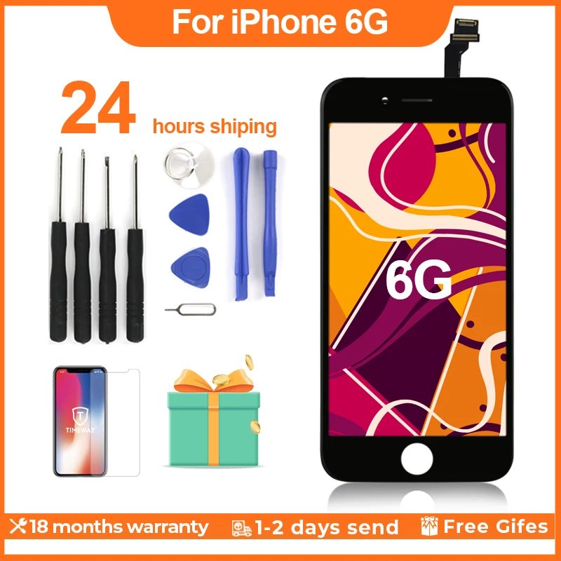 ЖК-дисплей класса AAA ++ для iphone 6, 6S, ЖК-дисплей с сенсорным экраном, дигитайзер в сборе, Замена для iphone 5, фотоэкран с инструментами
ЖК-дисплей класса AAA ++ для iphone 6, 6S, ЖК-дисплей с сенсорным экраном, дигитайзер в сборе, Замена для iphone 5, фотоэкран с инструментами