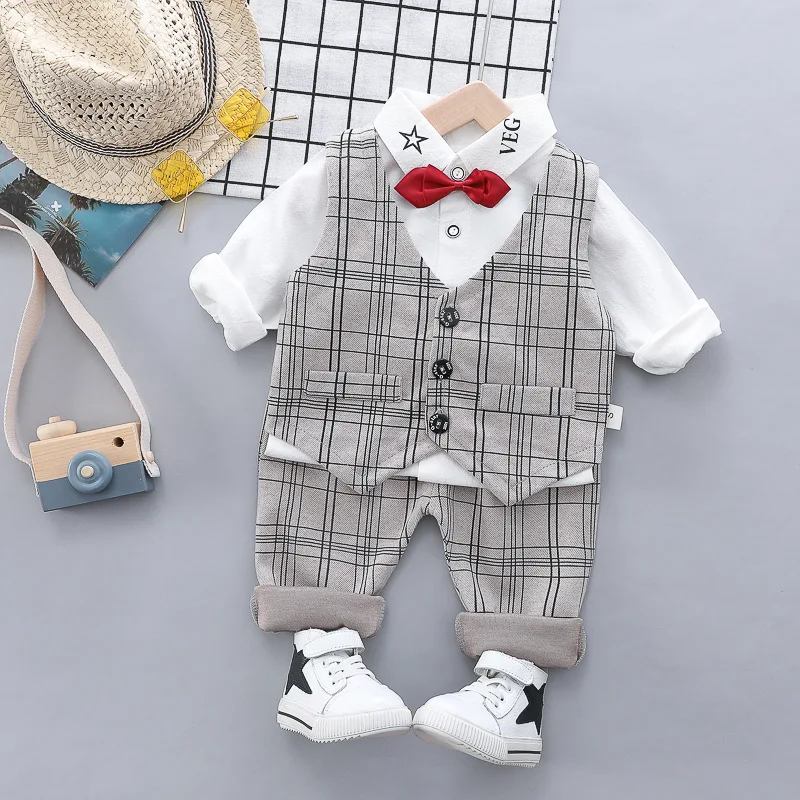 Baby Kids Summer 3 Pcs Suit Set Boys Toddlers Spring Autumn Clothes School Coat Jacket Children Cotton Overalls Pants
Baby Kids Summer 3 Pcs Suit Set Boys Toddlers Spring Autumn Clothes School Coat Jacket Children Cotton Overalls Pants