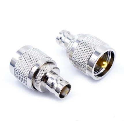 2pcs PL-259 UHF Male Plug to BNC SOCKET Female RF Coaxial Adapter Connector
2pcs PL-259 UHF Male Plug to BNC SOCKET Female RF Coaxial Adapter Connector