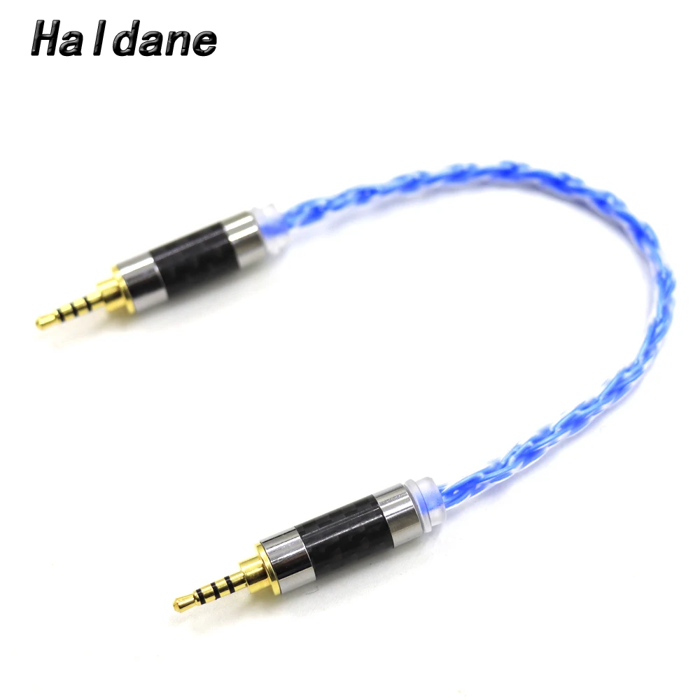 Haldane BlueRose Taiwan Single Crystal Silver 2.5mm Balanced Male to Male Adapter Cable for Audio Eadphone Amplifier Connector
Haldane BlueRose Taiwan Single Crystal Silver 2.5mm Balanced Male to Male Adapter Cable for Audio Eadphone Amplifier Connector