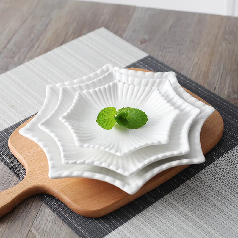4 pcs/set Fashion Ceramics Octagonal Serving Dish Decorative Porcelain Dinner Plate Chinaware Tableware Pastry Salad Appetizer
4 pcs/set Fashion Ceramics Octagonal Serving Dish Decorative Porcelain Dinner Plate Chinaware Tableware Pastry Salad Appetizer