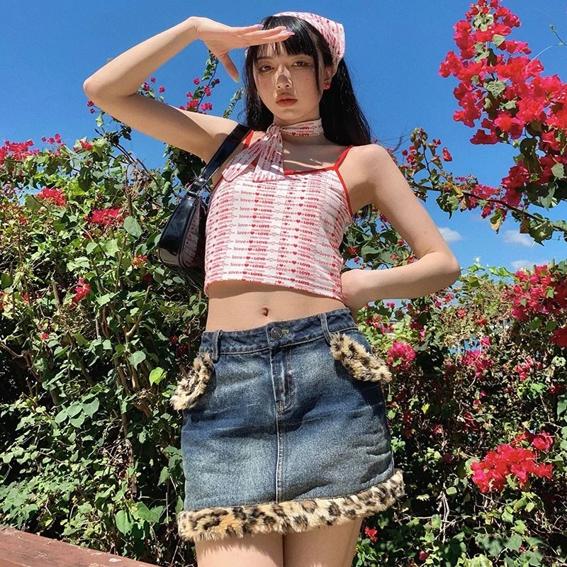 Leopard Women Tassel Denim Skirts Retro Sexy Mini Skirts Summer New Designer Streetwear Ladies Short Wrap Jean Skirts S M
Leopard Women Tassel Denim Skirts Retro Sexy Mini Skirts Summer New Designer Streetwear Ladies Short Wrap Jean Skirts S M