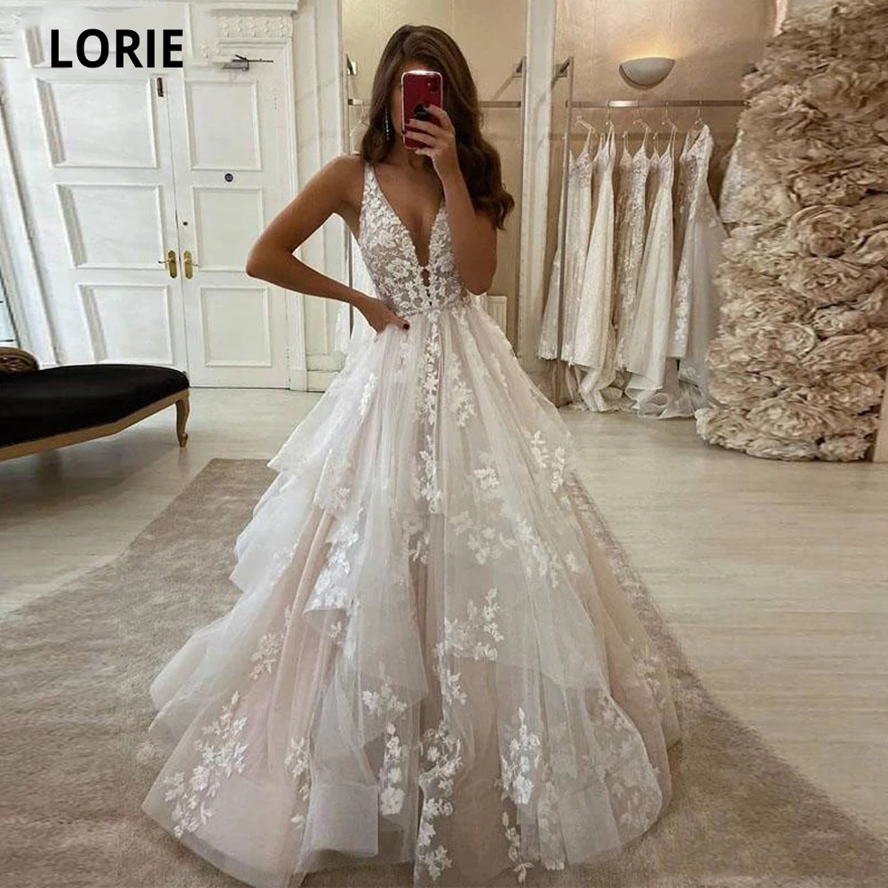 Платья LORIE Beach Dream Свадебные трапециевидные с V-образным вырезом и открытой спиной Женские платья Пышное вечерние левое вечернее платье принцессы 2020
Платья LORIE Beach Dream Свадебные трапециевидные с V-образным вырезом и открытой спиной Женские платья Пышное вечерние левое вечернее платье принцессы 2020