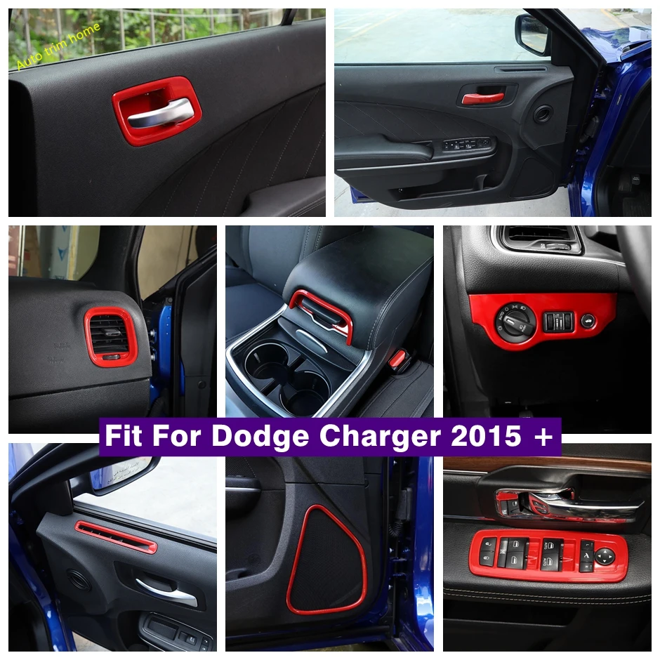 Lift Button / Handle Bowl / Door Speaker / Air AC / Head Lights / Armrest Box Panel Cover Trim For Dodge Charger 2015 - 2021 Red
Lift Button / Handle Bowl / Door Speaker / Air AC / Head Lights / Armrest Box Panel Cover Trim For Dodge Charger 2015 - 2021 Red