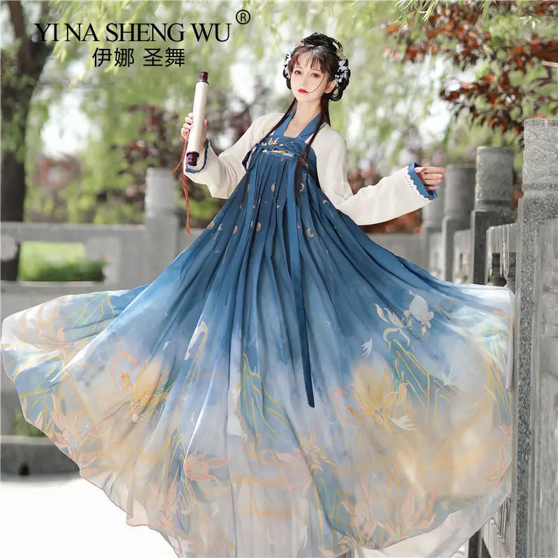 Women Chinese Traditional Hanfu Costume New Style Lady Adult Dynasty Dress Embroidery Tang Dynasty Princess Folk Dance Clothing
Women Chinese Traditional Hanfu Costume New Style Lady Adult Dynasty Dress Embroidery Tang Dynasty Princess Folk Dance Clothing