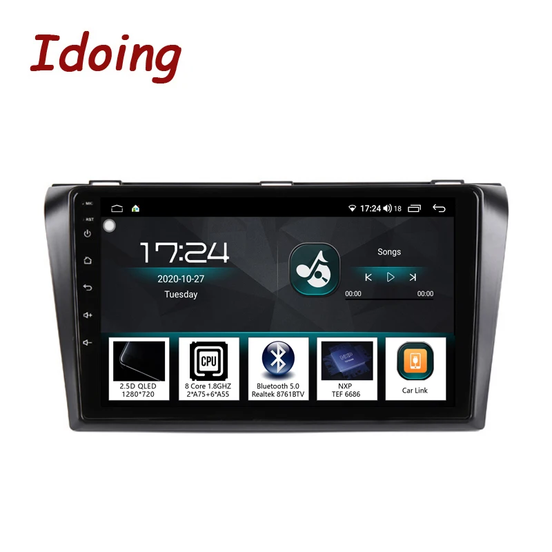 Автомагнитола Idoing 9 дюймов на Android, мультимедийный проигрыватель с GPS-навигацией для Mazda 3, 1, 2, BK, 2006-2012, головное устройство с функцией подключения и воспроизведения видео
Автомагнитола Idoing 9 дюймов на Android, мультимедийный проигрыватель с GPS-навигацией для Mazda 3, 1, 2, BK, 2006-2012, головное устройство с функцией подключения и воспроизведения видео