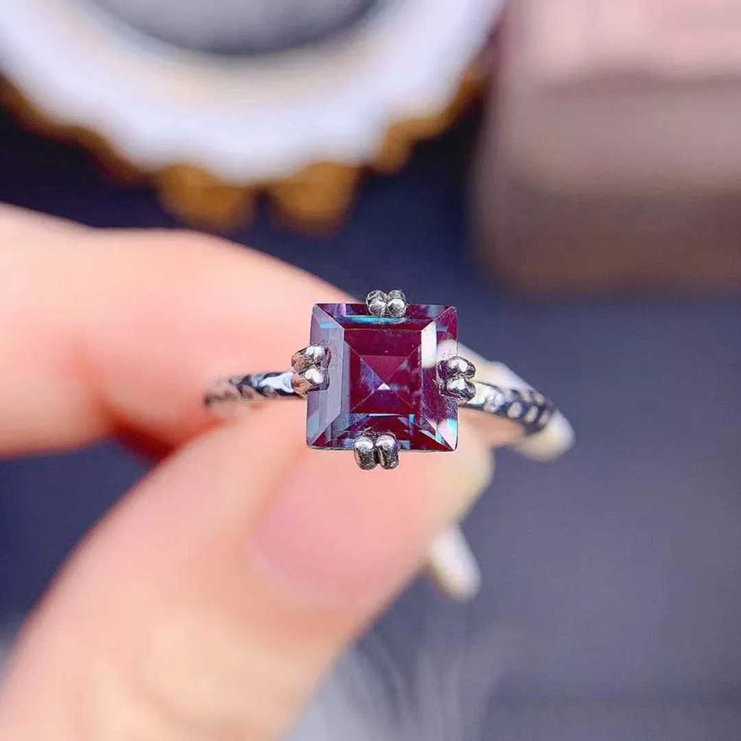 Sterling Silver Birthstone Jewelry Alexandrite Ring Genuine Stone Fine Jewelry Alexandrite Engagement Rings
Sterling Silver Birthstone Jewelry Alexandrite Ring Genuine Stone Fine Jewelry Alexandrite Engagement Rings