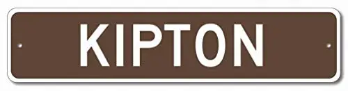 Novelty Funny Tin Metal Sign 6x16 Kipton Wall Street Decor Outdoor Indoor Decoration
Novelty Funny Tin Metal Sign 6x16 Kipton Wall Street Decor Outdoor Indoor Decoration