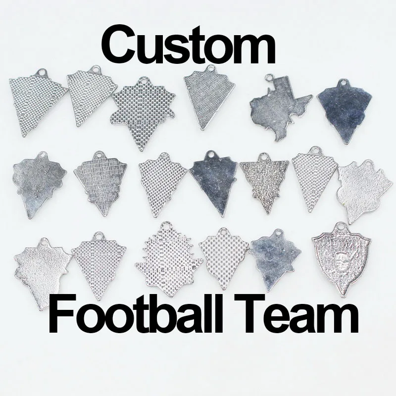 20pcs/lot US Football Teams Alloy Enamel Arrow Shape Pendant Charms DIY Bracelet Jewelry Accessory
20pcs/lot US Football Teams Alloy Enamel Arrow Shape Pendant Charms DIY Bracelet Jewelry Accessory