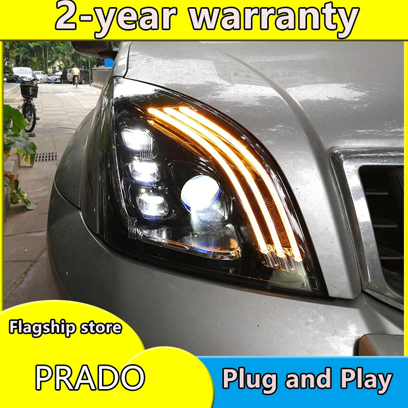Автомобильный Стайлинг для Toyota Prado передних фар 2004-2009 LC2700 светодиодный фары DRL налобный фонарь светодиодный высокий низкий пучок Аксессуары
Автомобильный Стайлинг для Toyota Prado передних фар 2004-2009 LC2700 светодиодный фары DRL налобный фонарь светодиодный высокий низкий пучок Аксессуары