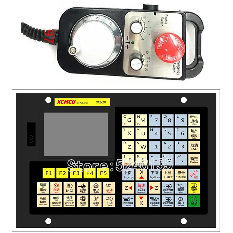 XC609T 2 axis CNC controller for lathe and grinding machine USB stepper servo motor threading spindle Lathe Controller
XC609T 2 axis CNC controller for lathe and grinding machine USB stepper servo motor threading spindle Lathe Controller