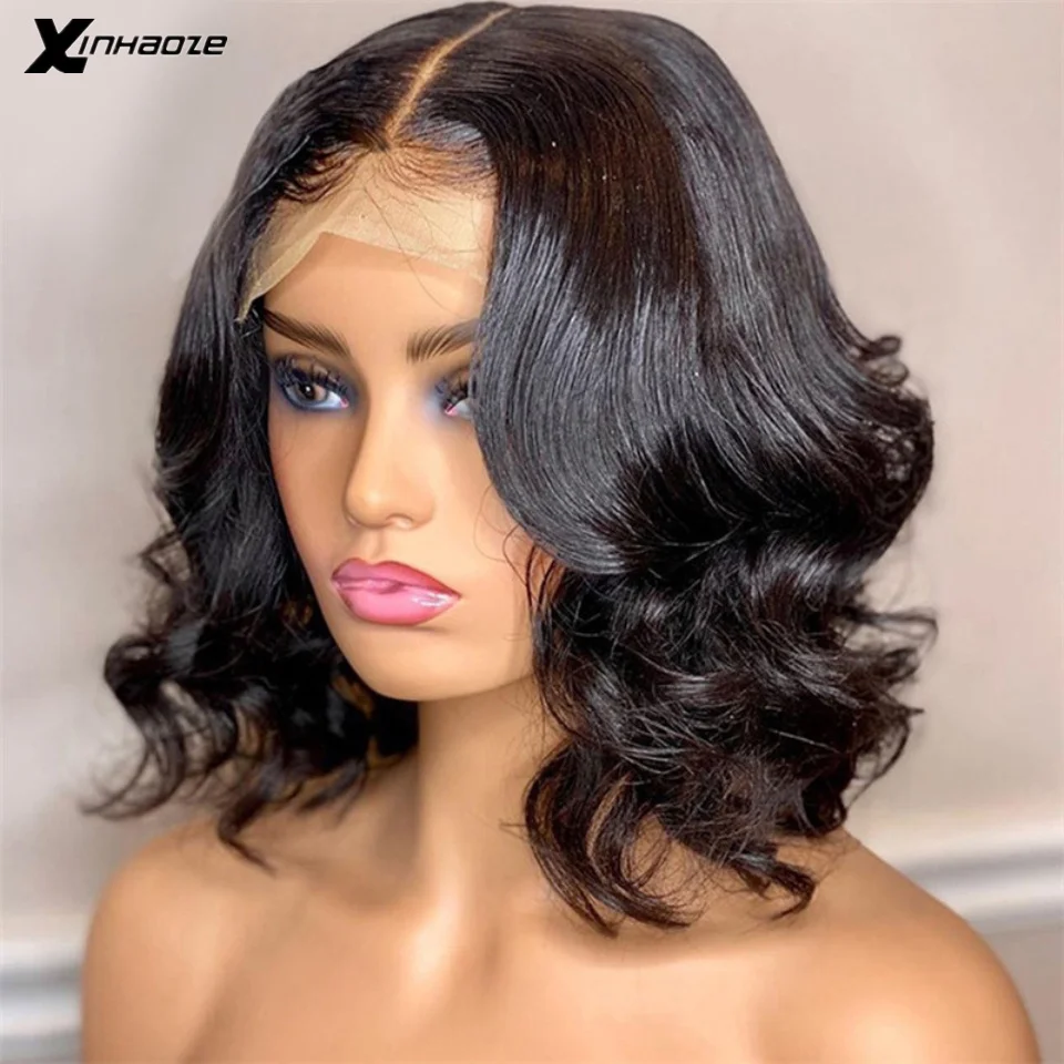 Short Wave Bob 13x4 Lace Frontal Wigs Pre Plucked With Baby Hair Brazilian Remy Lace Front Human Hair Wig Short Bob Cut Wigs
Short Wave Bob 13x4 Lace Frontal Wigs Pre Plucked With Baby Hair Brazilian Remy Lace Front Human Hair Wig Short Bob Cut Wigs