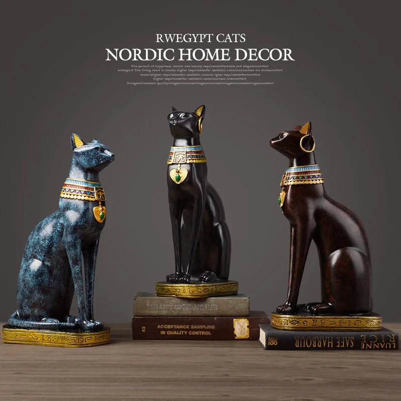 Vintage Egyptian Cat Resin Craft Home Decor Modern Baster Doddess Dod Pharaoh Figurine Statue For Table Ornaments Gift Drop Ship
Vintage Egyptian Cat Resin Craft Home Decor Modern Baster Doddess Dod Pharaoh Figurine Statue For Table Ornaments Gift Drop Ship