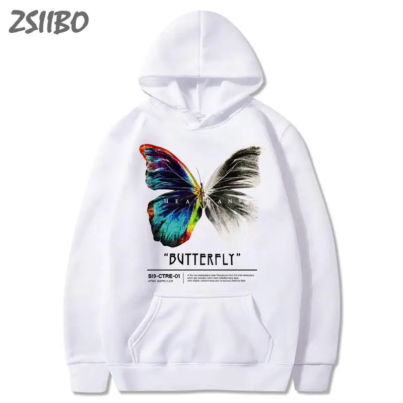 Hip Hop Men's Hoodies Butterfly Printed Unisex Oversize Anime Harajuku Pullovers Funny Streetwear Casual Male Sweatshirt Coats
Hip Hop Men's Hoodies Butterfly Printed Unisex Oversize Anime Harajuku Pullovers Funny Streetwear Casual Male Sweatshirt Coats
