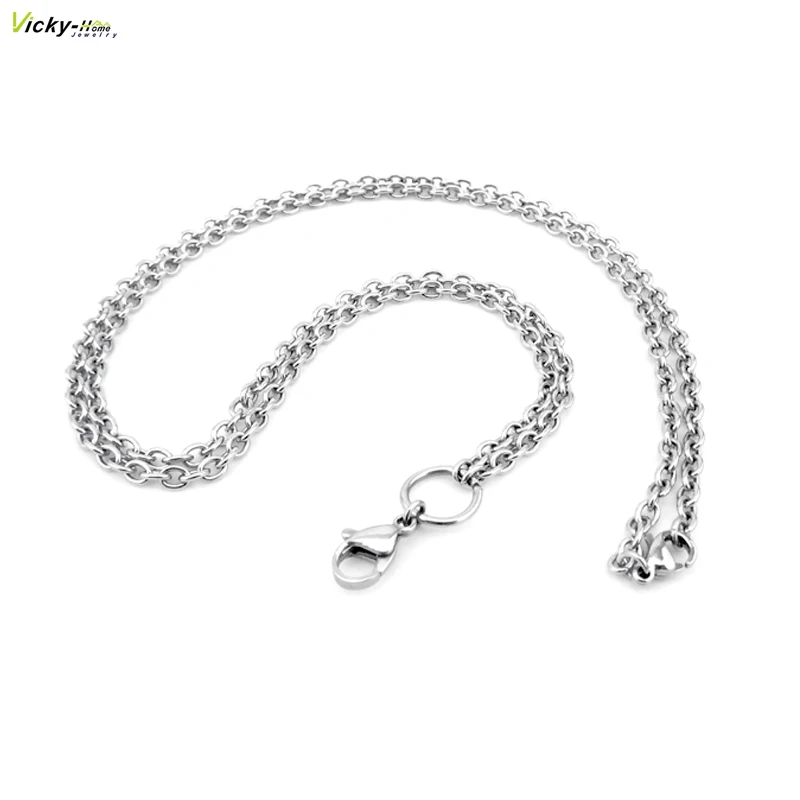 10pcs 24'' 3mm steel color 3mm O chain stainless steel with 2pcs lobster clasp 24'' 3mm flat cable O jumpring
10pcs 24'' 3mm steel color 3mm O chain stainless steel with 2pcs lobster clasp 24'' 3mm flat cable O jumpring