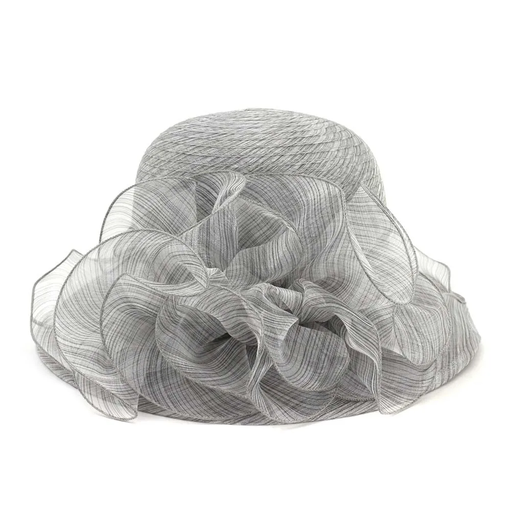 X114 Adult Sun Protection Hat Lady Outing Organza Hat Wide Brim Bucket Caps Organza Top Hat Flower Decorate
X114 Adult Sun Protection Hat Lady Outing Organza Hat Wide Brim Bucket Caps Organza Top Hat Flower Decorate