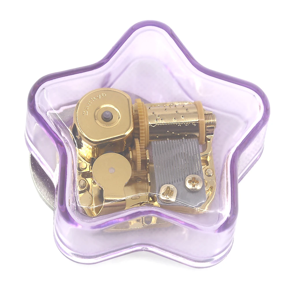 Creative Transparent Acrylic 18-Note Wind-up Gold Musical Box,Musical Toys,Beautiful Melody Gift,Birthday
Creative Transparent Acrylic 18-Note Wind-up Gold Musical Box,Musical Toys,Beautiful Melody Gift,Birthday