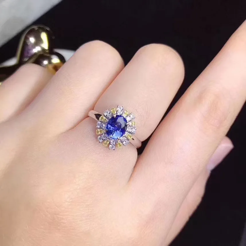 Tanzanite Ring Natural And Real Tanzanite Ring luxury ring Free shipping gemstone 925 sterling silver Fine jewelry
Tanzanite Ring Natural And Real Tanzanite Ring luxury ring Free shipping gemstone 925 sterling silver Fine jewelry