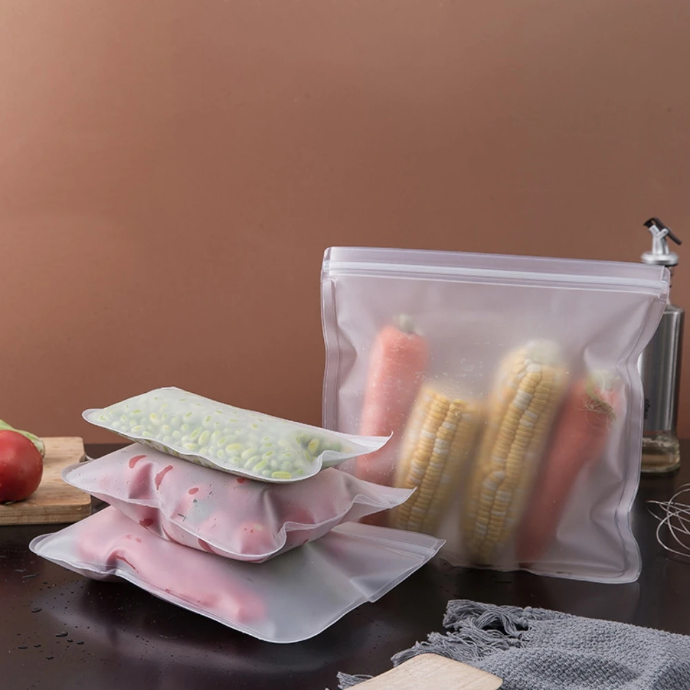 Многоразовый прозрачный силиконовый пакет для хранения пищевых продуктов, пакет для свежести в холодильнике, самозакрывающийся органайзер для хранения пищевых продуктов, кухонные инструменты
Многоразовый прозрачный силиконовый пакет для хранения пищевых продуктов, пакет для свежести в холодильнике, самозакрывающийся органайзер для хранения пищевых продуктов, кухонные инструменты